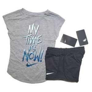 NWT Nike 6X Little Girl Tee-shirt & Shorts